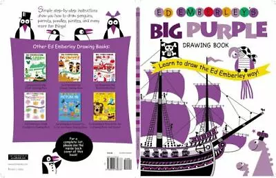 Ed Emberley's Big Purple Drawing Book; Ed- 9780316789738 Paperback Ed Emberley • $4.64