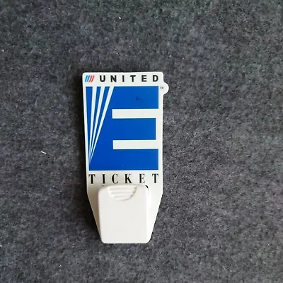 $1.69 • Buy United Airlines E Ticket Leaflet Distribution Clip Never Used 