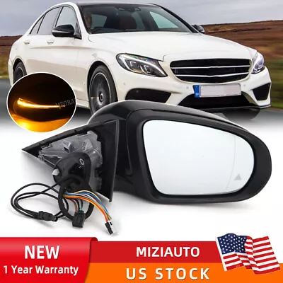 Passenger Side Mirror For Mercedes Benz W205 C Class C180 C260 C300 Blind Spot • $93.90