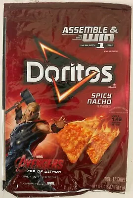 Avengers Age Of Ultron 2015 Frito Lay Chip Bag Doritos Spicy Nacho 3.15 Oz • $9.99