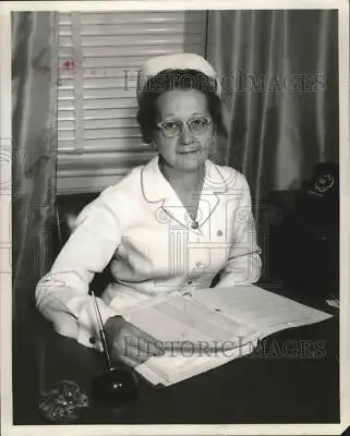 1960 Press Photo Mrs. Ida Moffett Director Of Nursing Birmingham Baptist Hosp. • $15.99