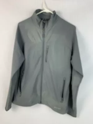 Marmot Jacket Full Zip Gray Softshell Lightweight Stretch Slim Fit Men’s XL • $25.49