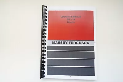 Massey Ferguson MF135 Operators Manual • £16.99