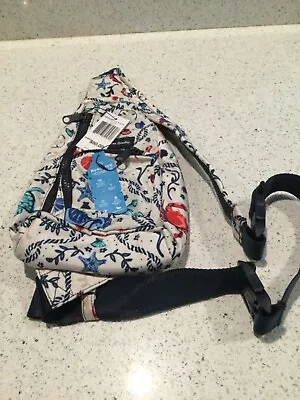 Vera Bradley Reactive Mini Sling Backpack Bookbag Multicolor Sealife Recycled • $39.95