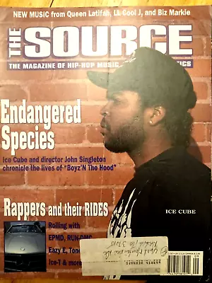 SUPER RARE SOURCE MAGAZINE September 1991 # 24 ICE CUBE BOYZ N THA HOOD Car Ed. • $175