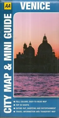 £4.50 • Buy AA City Map & Mini Guide VENICE  