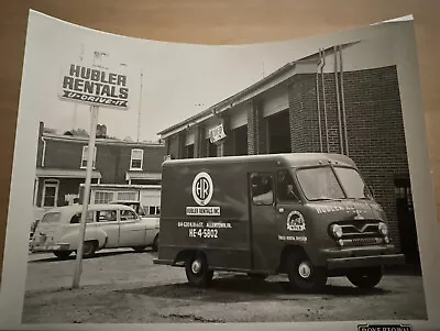 VTG 1960s Photo HUBLER RENTALS U-DRIVE-IT Truck Allentown 8x10 Custom Ford Body • $7.49