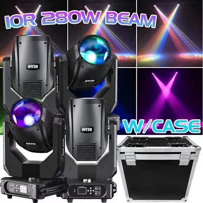 280W 10R Beam Moving Head Stage Light RGBW Gobo Spot Lighting DJ Disco Show DMX • $145.99