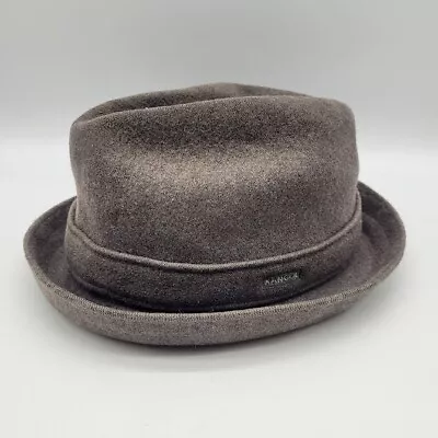 $44 • Buy Kangol Solid Wool Player Hat Fedora Style Hollywood Classy British Small Quality