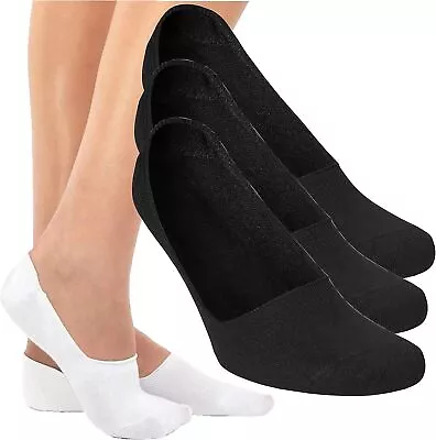 Mens Womens Trainer Liner Ankle Socks Invisible Cotton Low Cut Sports Socks Lot • £3.95