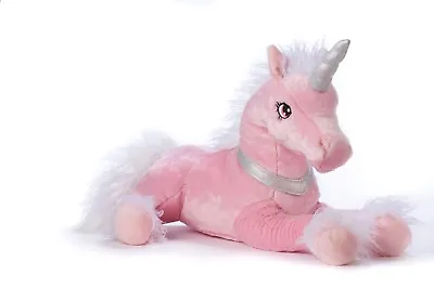 Pink Unicorn Plush Soft Toy  - Deluxe Paws Premium Plush - UK Seller • £13.95