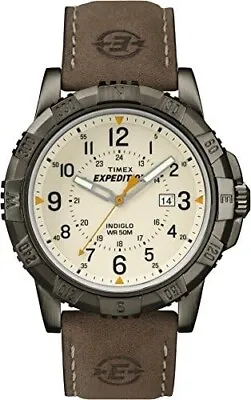 Timex Men's Expedition Rugged Metal Field Brown Natural Outdoor Watch T49990 • $64.90