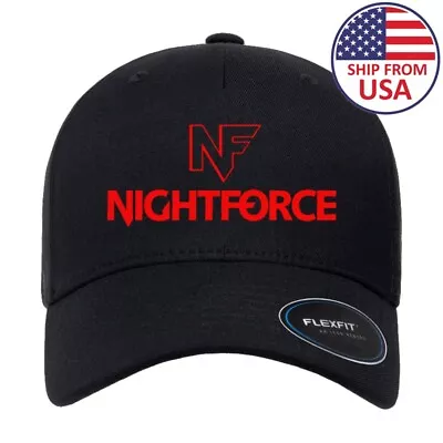 Nightforce Night Force Firearms Logo Printed Baseball Cap Black Hat Adult Size • $22.68