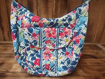 Vera Bradley Purse “Summer Cottage Floral” Crossbody Handbag Quilted Adjustable • $15.74