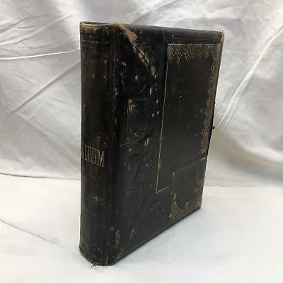 Vintage 1900's Photograph Album 55 Pictures Portraits Cabinet Cards Tin Types • $122.50