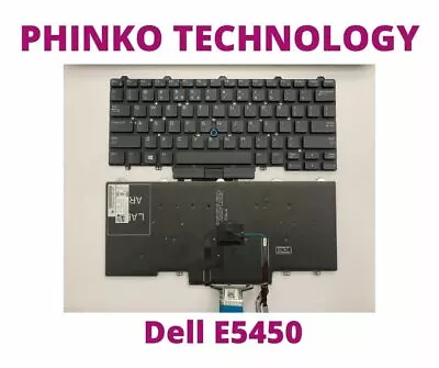 NEW Keyboard With Backlit Back Light For DELL LATITUDE E5450 E5470 E5480 E5488 • $47.50