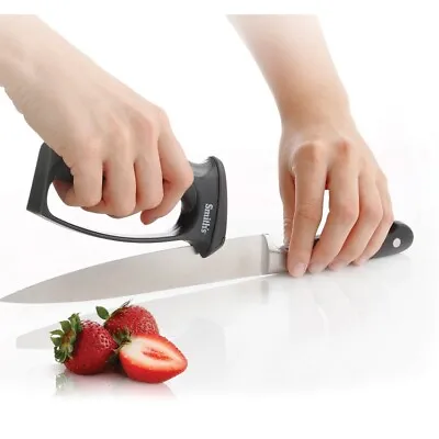 Smith's Sharpeners V-Slot Knife/Scissors Sharpener Reversible Replaceable Blades • $14.29