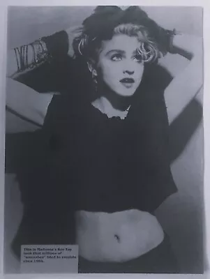 MADONNA Super Teen Magazine Pin-up Pull-out Poster 1 Page 1984 Boy Toy Vintage • $8.48