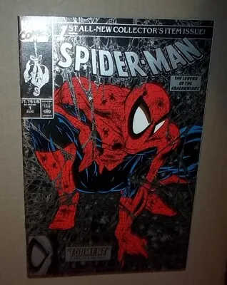 Spider-Man #1 Marvel Comics 1990 Silver Black First Print  Todd Mcfarlane • $12.99