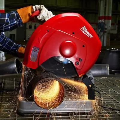 Milwaukee 6177-20 14-Inch 15-Amp 4-Hp Quick Adjusting Abrasive Chop Saw • $219