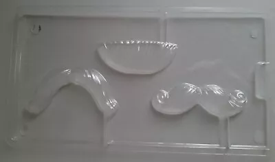 Wilton Mustache Chocolate  Sucker Candy Mold - Makes 3 Different Suckers  • $2.45