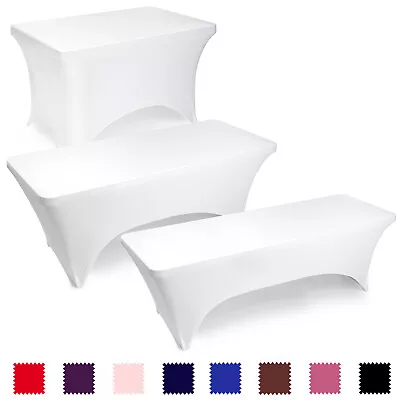 Fitted Spandex Stretch Fabric Tablecloth Cover • $14.99