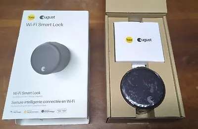 Yale August Wi-Fi  Smart Lock Matte Black Model ASL-05 - Fits Existing Deadbolt • $79.88
