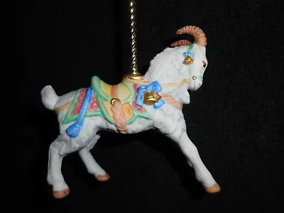 Lenox Porcelain Carousel Figurine Ornament - Mountain Goat - Vintage 1989 • $34.95