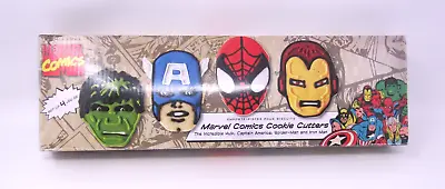 Williams-Sonoma Marvel Comics Cookie Cutters Set Of 4 Hulk Spiderman Capt. Ameri • $11.99