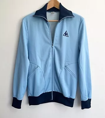 LE COQ SPORTIF FRANCE VINTAGE 70s 80s RARE VINTAGE TOP TRACK VESTE SURVETEMENT S • £59.95