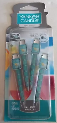 Yankee Candle Vent Sticks Car Air Freshener  BAHAMA BREEZE  • £4.75