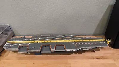 VTG 1998 Galoob Micro Machines Aircraft Carrier Sea Launch Command - Incomplete • $20