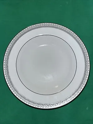 Mikasa Platinum Crown Fine China L3428 Set Lot Of 3 Rimmed Soup Bowls 8 1/2  • $25