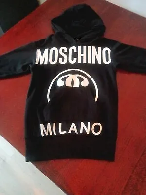 Moschino Girls Sweaters Dress Black Hoodie Size 5  • $55