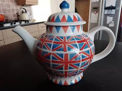 Emma Bridgewater Union Jack 4 Mug Teapot - Brand New - 1st Quality • £100