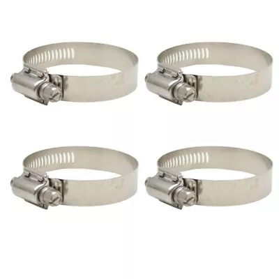 Jet Breeze 32 Silver 1 9/16 - 2 1/2 Inch SS Boat Hose Clamp SET OF 4 • $8.28