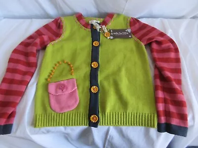 Matilda Jane Heart To Heart Little Shopper Sweater Cardigan Size 8 NWT • $34.99