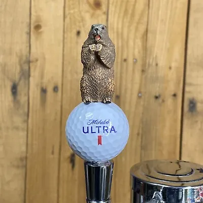 Caddyshack Mini TAP HANDLE Gopher Michelob ULTRA Beer Golf Ball Short Stubby • $44.99