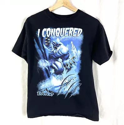 Disney Parks I Conquered Expedition Everest Yeti T-Shirt Black Youth XL Cotton • $19.67