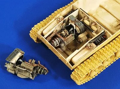 Verlinden 1/35 M24 Chaffee Tank Engine And Compartment (for Bronco) [Resin] 2728 • $46.71