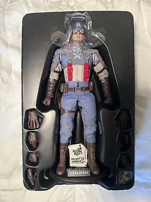 Hot Toys Movie Masterpiece Captain America MMS156 The First Avenger 1/6 Used • $174