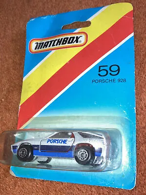 1983  Vintage Matchbox Porsche 928    59 Made In Macau Car 1979 • $25