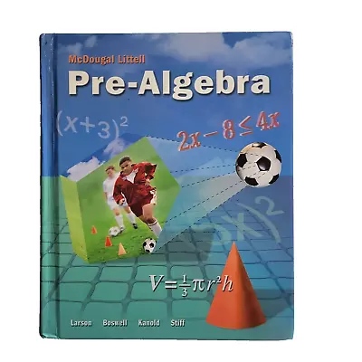 McDougal Littell Math Ser.: Pre-Algebra : Pupil's Edition (2005 Hardcover) • $23.95