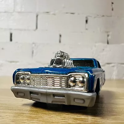 64 Chevy Impala Tooned 2020 9/10 Blue White • $4.95