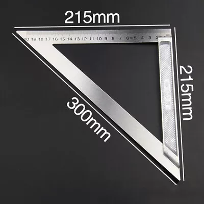 20/30cm Portable Multifuntional Triangle/L-Shape Square Ruler Measuring Tool  W • $8.54