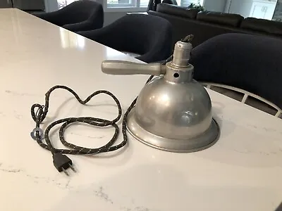 Antique Vintage Leviton Aluminum Handheld Lamp Light • $12