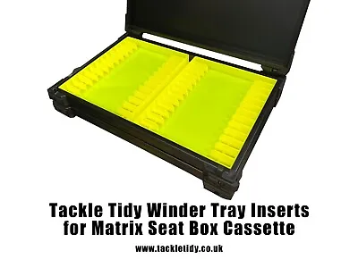 Tackle Tidy Winder Rig Tray Inserts Matrix Seat Box Cassette (ANY SIZE WINDER) • $42.94