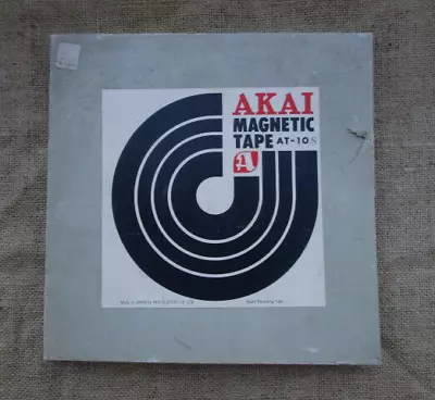 AKAI AT-10S 10.5 Inch  Metal Take Up Reel With Untested Magnetic Tape • $75