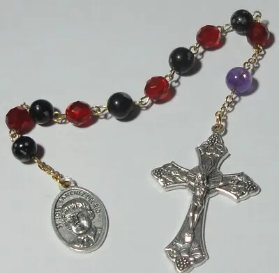 Handmade In The USA St Jose Sanchez Del Rio Single Decade Rosary - Teen Martyr • $17.99