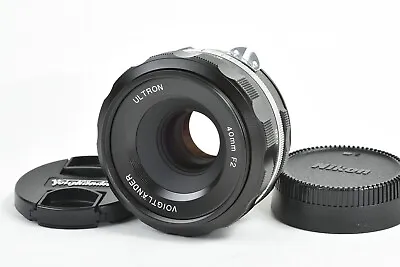 Voigtlander Ultron 40mm F2 Aspherical SL IIS Black Rim [Excellent] 88-J97 • $378